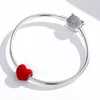 Talisman din argint Red Email Heart picture - 5