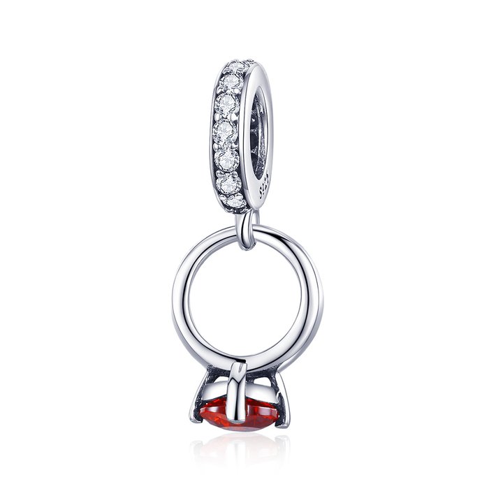 Talisman din argint romantic ring