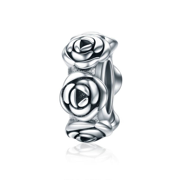 Talisman din argint romantic roses