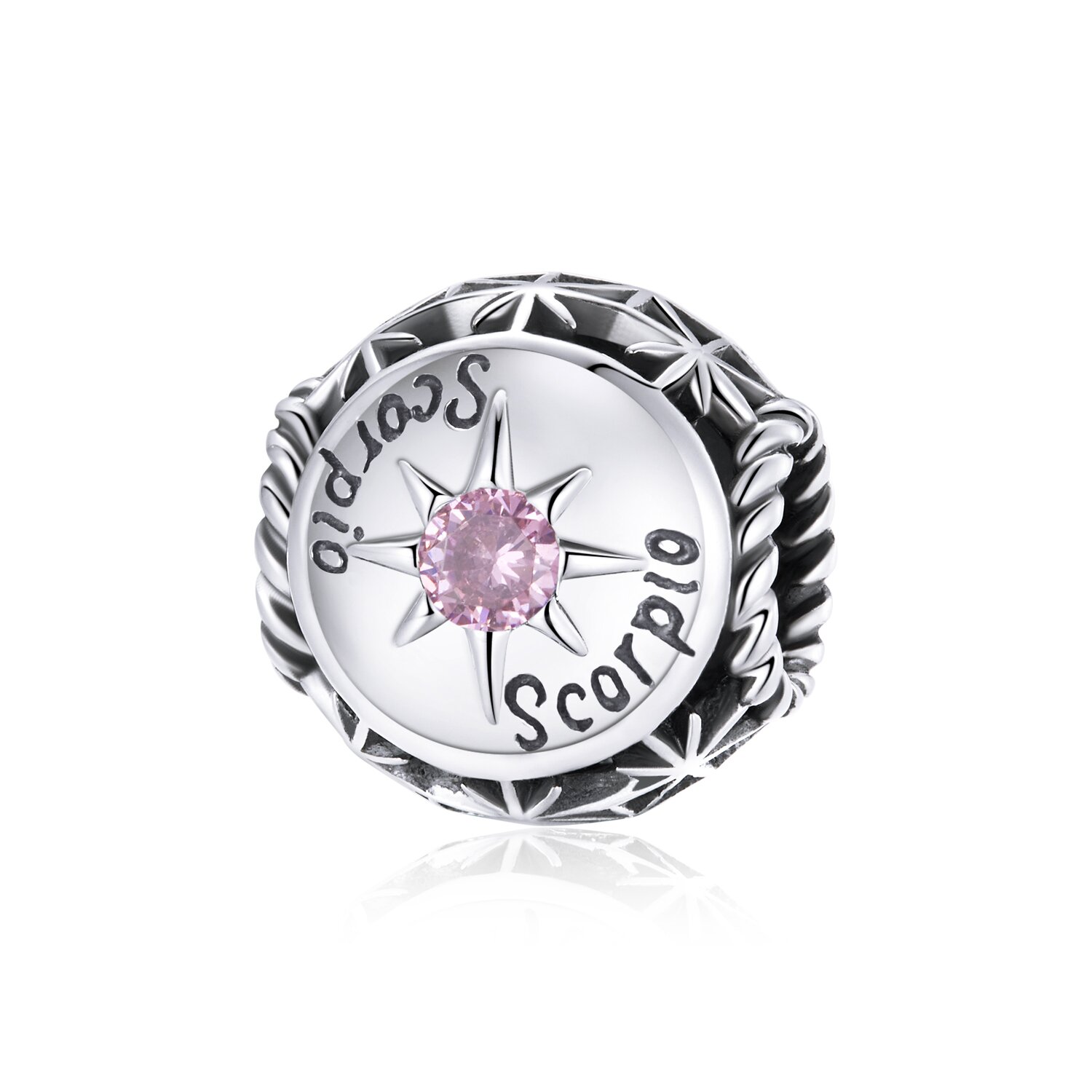 Talisman din argint scorpio zodiac sun