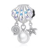 Talisman din argint Shell with Pearl picture - 1