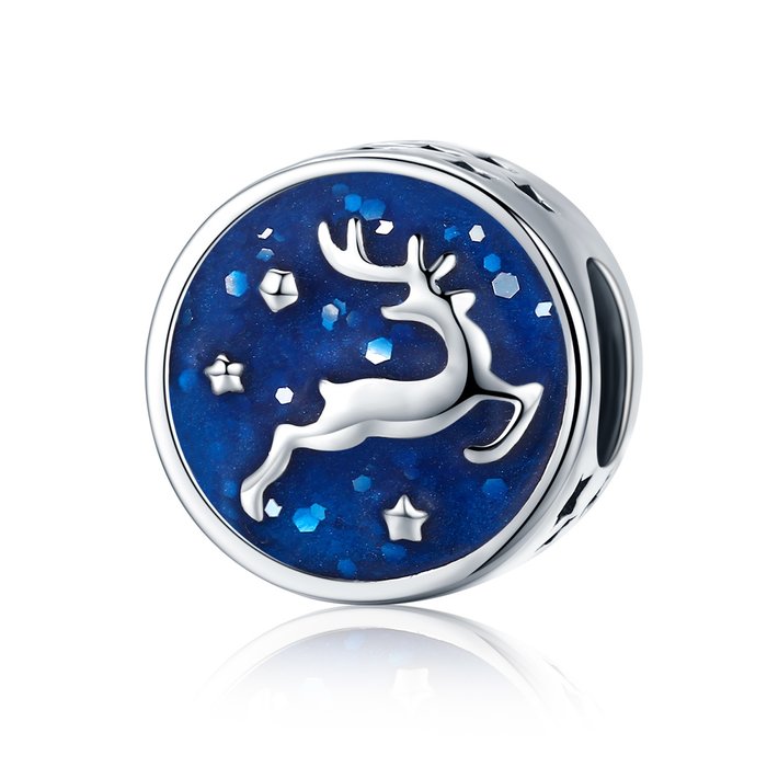 Talisman din argint silver deer