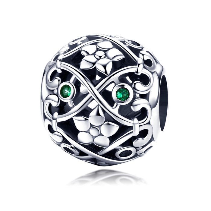 Talisman din argint silver tree leaves