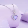 Talisman din argint Sparkling Purple Heart picture - 4
