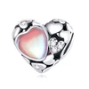 Talisman din argint Stacked Hearts picture - 1