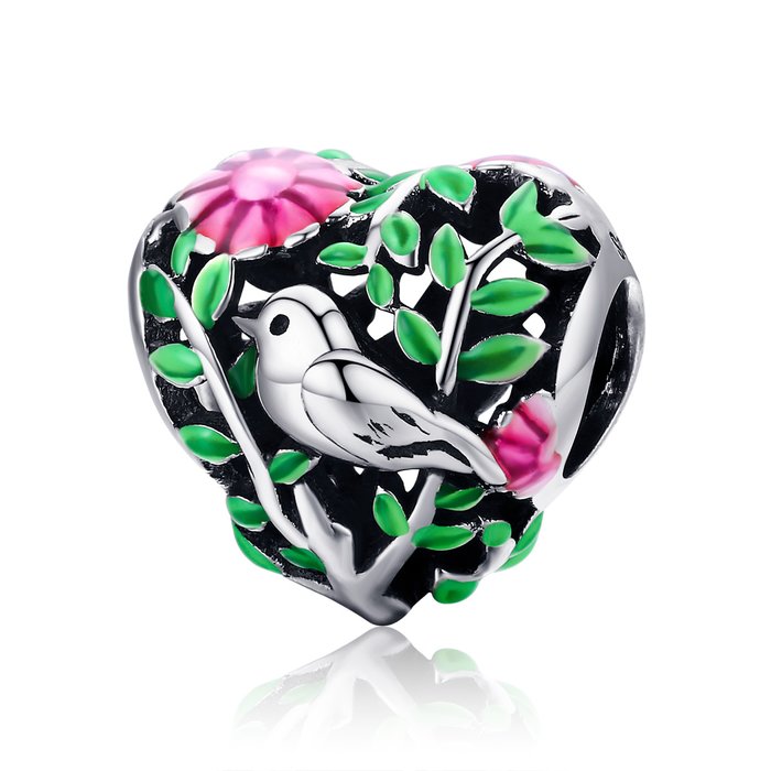 Talisman din argint summer bird