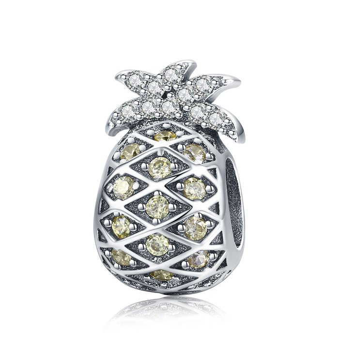Talisman din argint summer pineapple