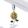 Talisman din argint Sunflower picture - 2