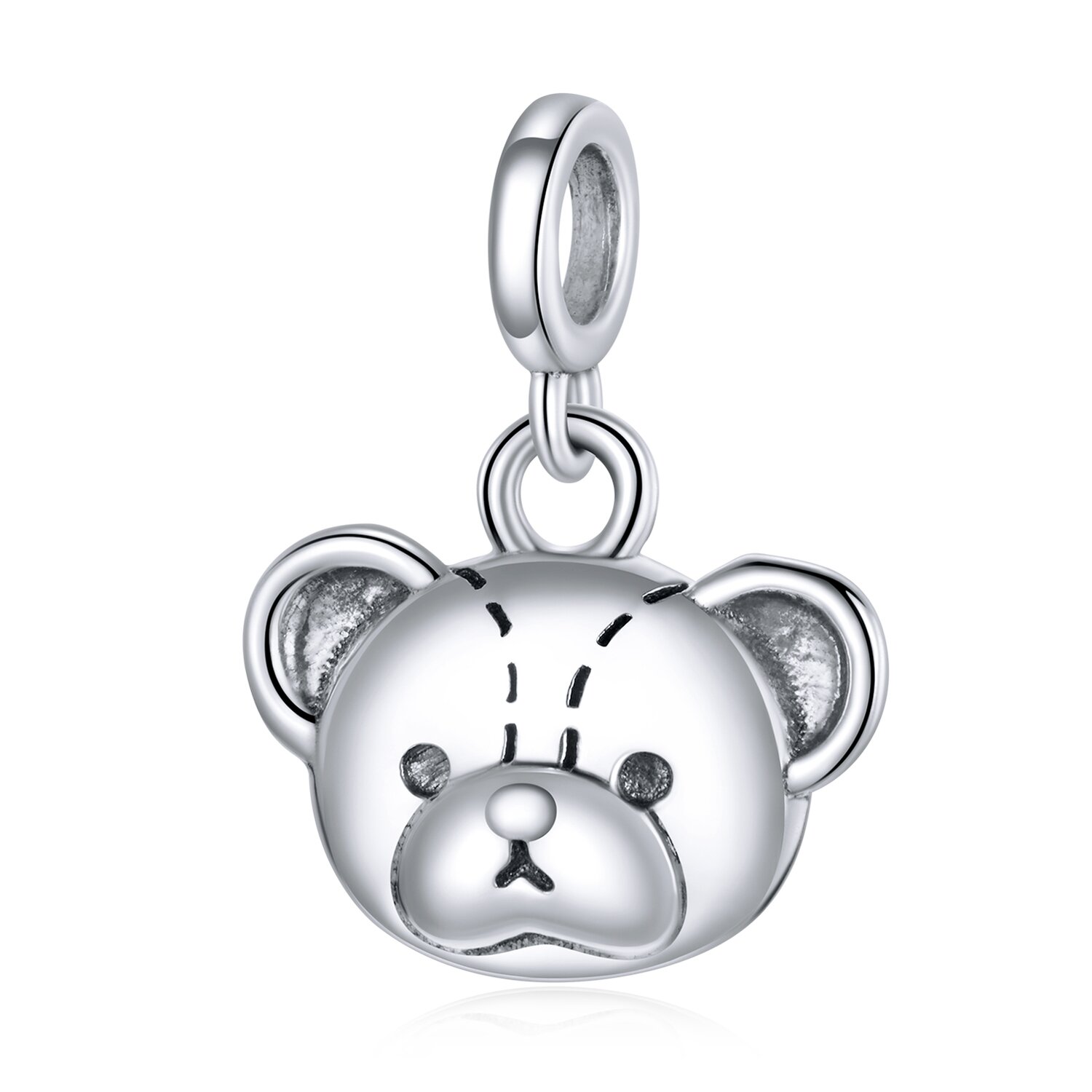 Talisman din argint teddy bear
