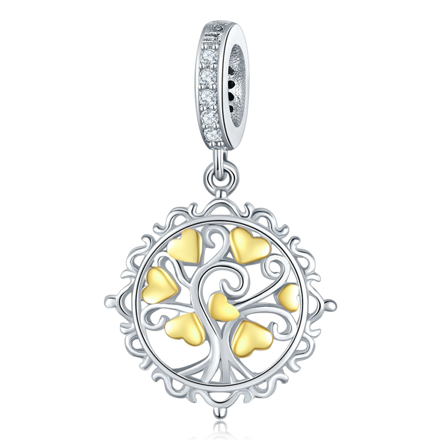 Talisman din argint tree of hearts