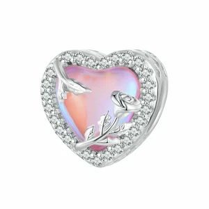 Talisman din argint Valentine's Heart