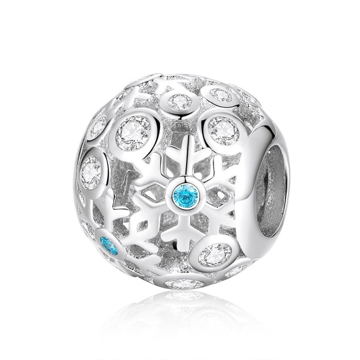 Talisman din argint white snowflake