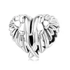Talisman din argint Winged Heart picture - 1