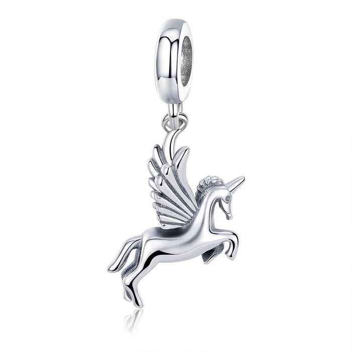 Talisman din argint winged unicorn