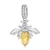 Talisman din argint Yellow Crystal Bee picture - 1