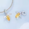 Talisman din argint Yellow Crystal Bee picture - 4