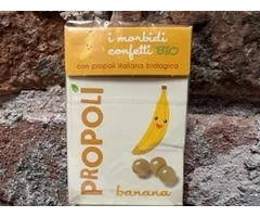 BIO GLUTEN FREE SOFT CANDIES WITH PROPOLIS AND BANANA 30 GMS