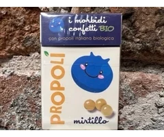 BIO GLUTEN FREE SOFT CANDIES WITH PROPOLIS AND BLUEBERRY 30 GMS