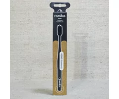 Black toothbrush with 6580 filaments for adults