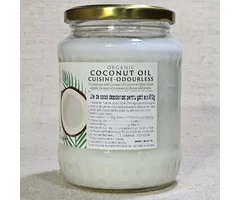 Deodorized coconut oil for cooking ECO 610ml
