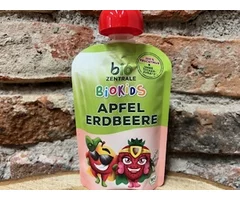 ECO APPLE AND STRAWBERRY PUREE 90 GR