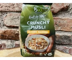 ECO CRUSHING MUSLI WITH MAPLE AND ALMONDS 375 GR