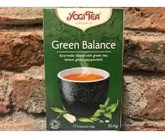 ECO GREEN BALANCE TEA WITH GREEN TEA, LEMONGRASS AND MINT 17 ENVELOPES