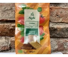 ECO VEGAN GLUTEN FREE TOMATOES AND BASIL CRACKERS 100 GR