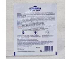 Fabric face mask against facial stress with almond oil and minerals