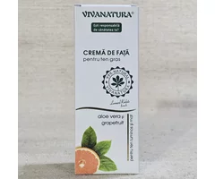Face cream for oily skin with aloe vera and grapefruit 75ml