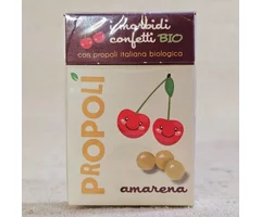 Gluten free drops with propolis and black cherries ECO 30g