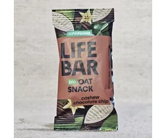 Gluten-free oat bar with cashew and chocolate ECO 40g