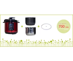 Multifunctional pot + spare inner pot + spare inner and outer sealing rings for ELLA AVAIR 6 LUX