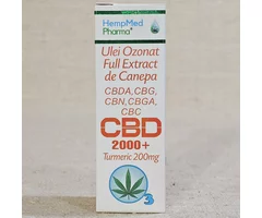 Ozonated hemp oil with CBD 2000mg and turmeric 10ml