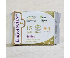 Pads with negative ions with wings 3 drop 18 cm 15 pcs.