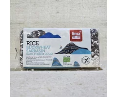 Puffed rice and buckwheat with dark chocolate and coconut ECO 90g