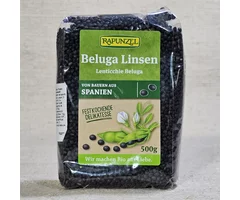Small black beluga lentils ECO 500g