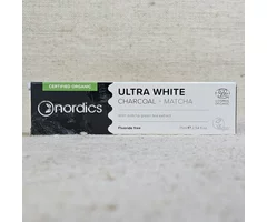 Toothpaste for whitening with charcoal and matcha ECO 75ml