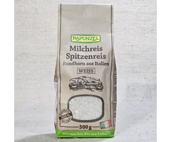 White round grain rice for milk ECO 500g