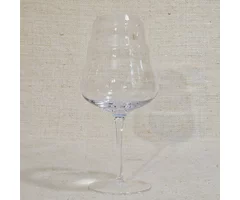 Wine glass with white calix flower of life 0,5L