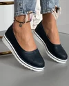 Balerini Bleumarin Perforati Piele Naturala PL-2033 1