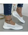 Balerini Piele Naturala Betty2 - Alb 1