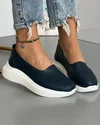Balerini Piele Naturala Bleumarin Perforati XH-2045 3