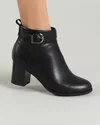 Botine Negre Captusite Din Piele Naturala VN2242 3