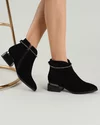 Botine Negre Piele Intoarsa Captusite VN2293 5