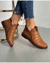 Ghete Camel Piele Naturala Imblanite AK74 4