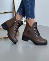Ghete Imblanite Maro Din Piele Naturala AK0213-1 3