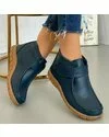 Ghete Imblanite Piele Naturala Aurelia2 - Bleumarin 2