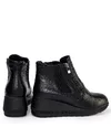 Ghete Imblanite Piele Naturala Negre AK420 6