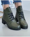 Ghete Imblanite Piele Naturala Verzi AK0208-1 1